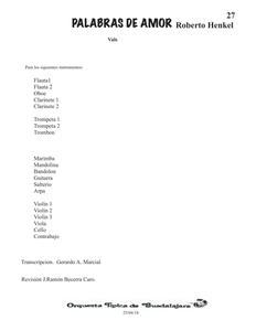 Miniatura de 0 - Palabras de Amor - score - Score.pdf