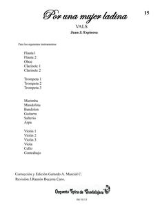 Miniatura de 0 - Por una mujer ladina - score.pdf