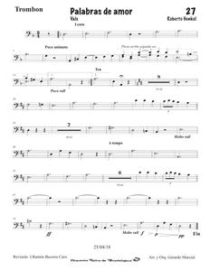 Miniatura de 0 - Palabras de Amor - score - 8 Trombon.pdf