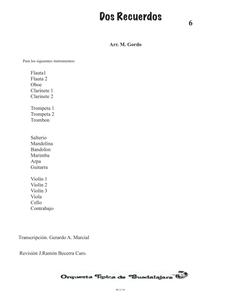 Miniatura de 6 - Dos Recuerdos - Score.pdf