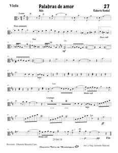 Miniatura de 0 - Palabras de Amor - score - 17 Viola.pdf