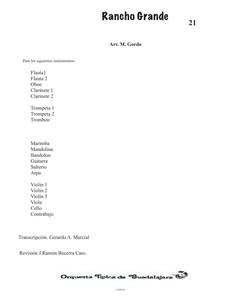 Miniatura de 0 - Rancho Grande - Score.pdf